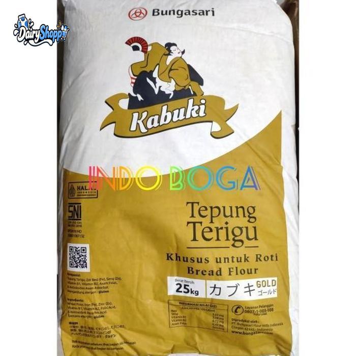 tepung terigu kabuki gold 25 kg / tepung terigu protein tinggi 25kg