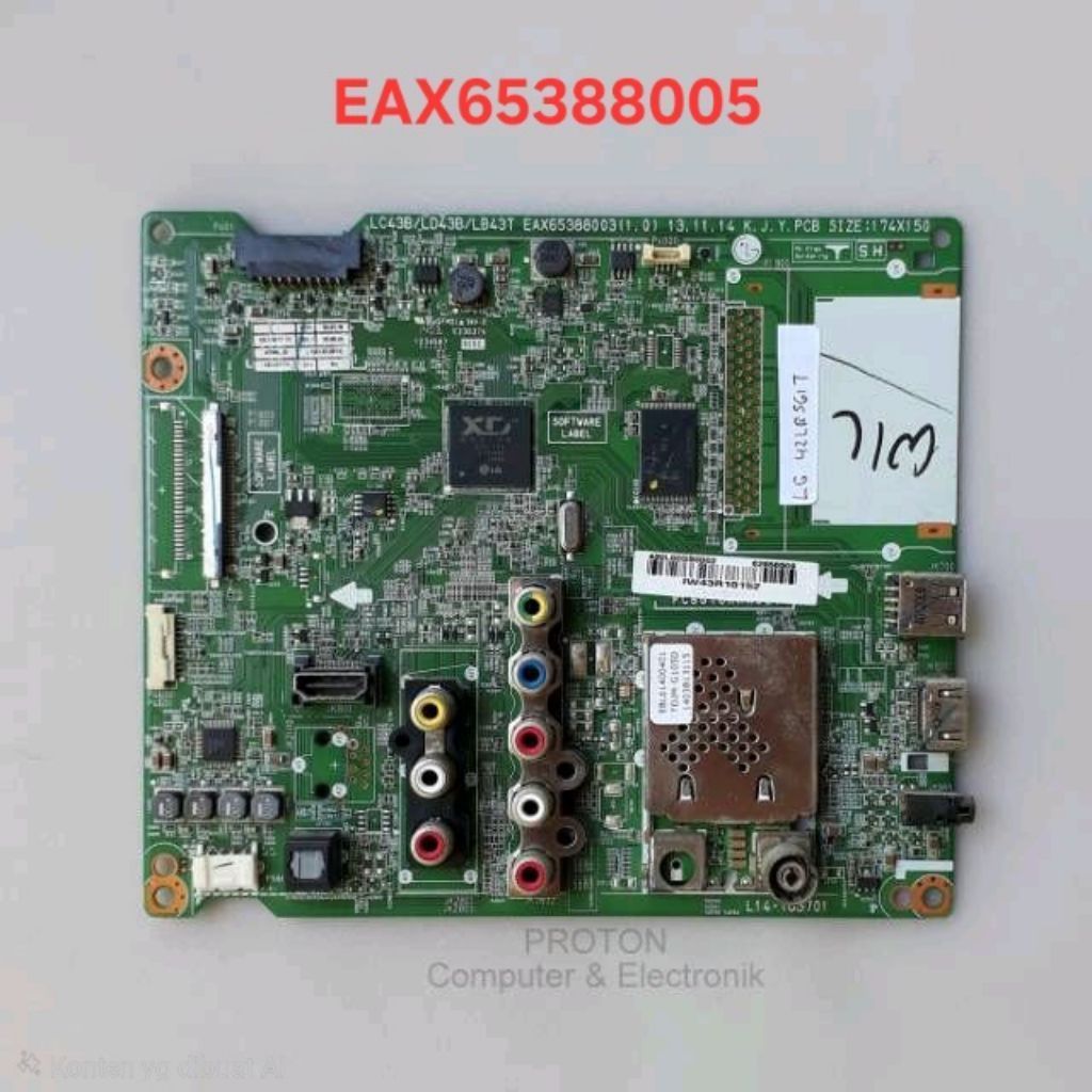 Mainboard LED TV LG 42LB561 42LB561T 42LB561T-TC 39LB561T 39LB561T-TC 47LB561T 50LB561T Matherboard 