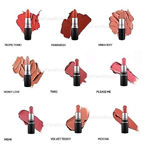 (Allthebest) ((Full Size 3gr)) MAC Lipstick Matte / MAC Lipstick Satin / MAC Lipstick Amplified