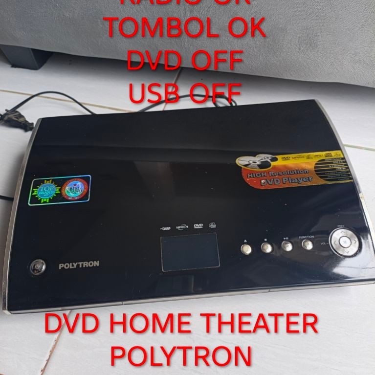 PLAYER DVD HOME THEATER POLYTRON PHT 500 SR
