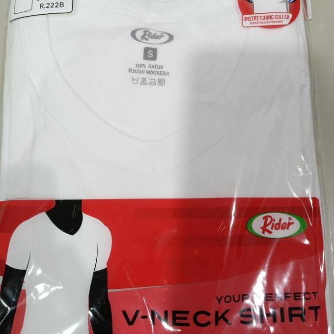 Oblong rider unisex original o neck dan v neck / Kaos dalam rider tidur sport