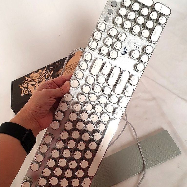 Aula f2o88 typewriter mechanical keyboard