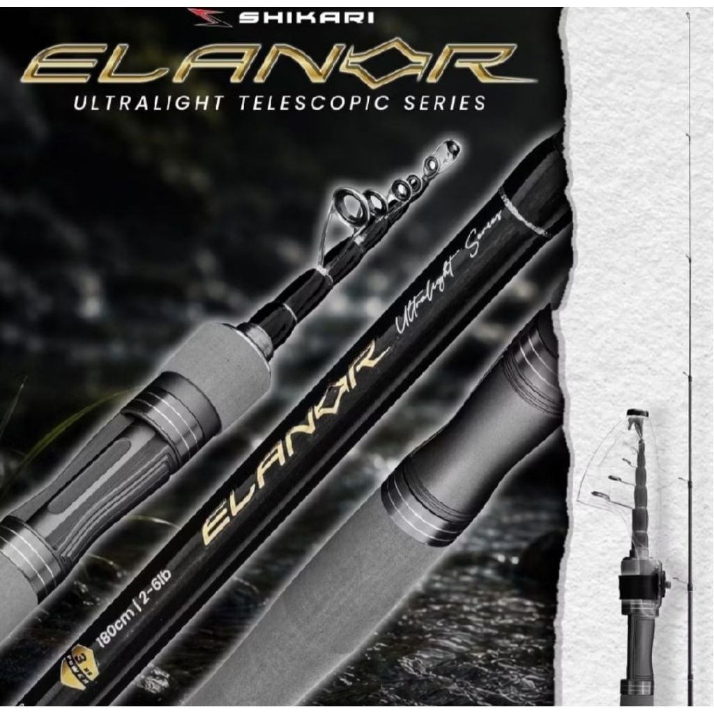 Joran Carbon ELANOR UltraLight Telescopic Series 180cm 2-6lb