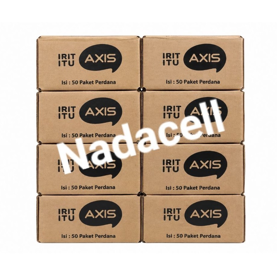 Kartu perdana axis 1 box isi 50pcs