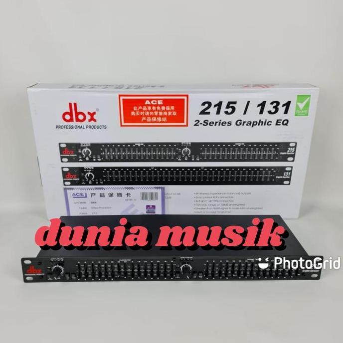 equalizer dbx 215 dbx215 dbx 215