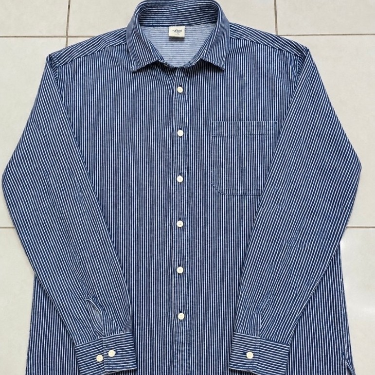 overshirt denim hickory