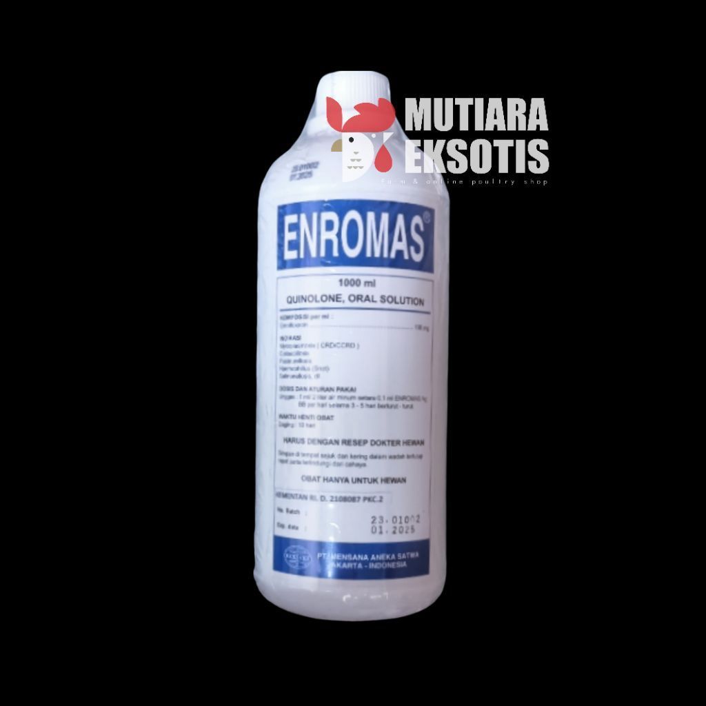 ENROMAS Obat Ayam CRD Snot Cholera Diare - 1 liter