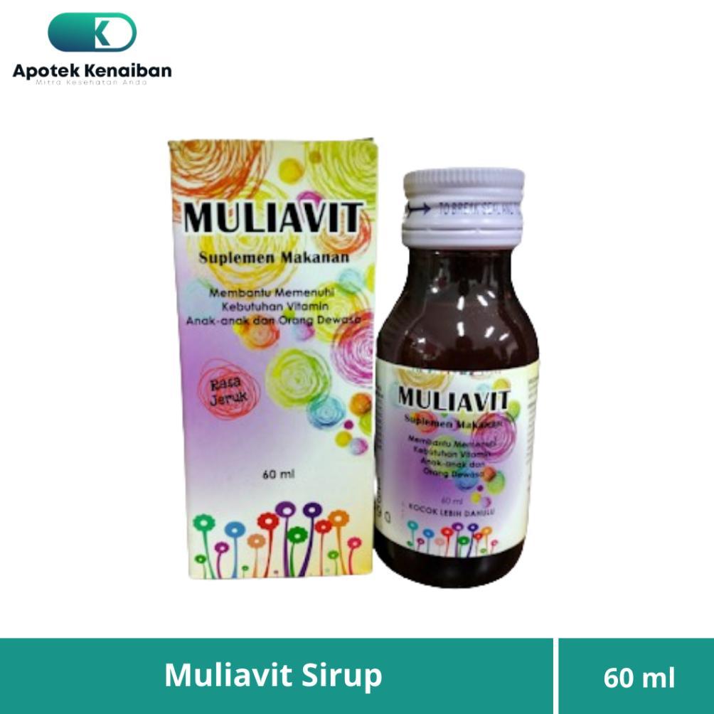 Ready Stock | Muliavit Sirup 60 Ml / Vitamin Penambah Nafsu Makan Anak | Cod