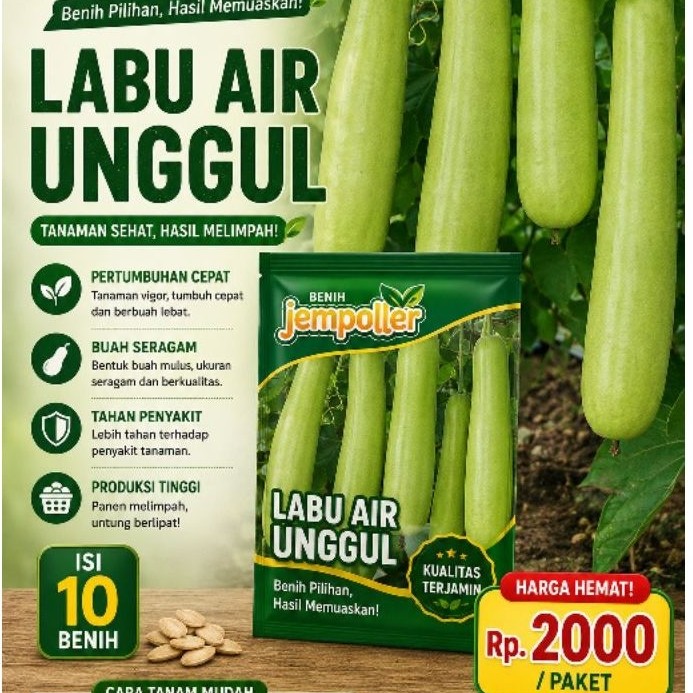 benih labu air