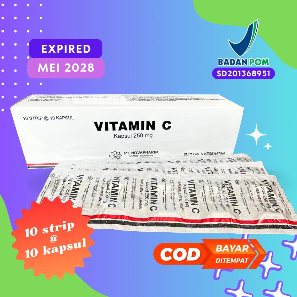 VITAMIN C 250mg / Vitamin C / Sumplemen Kesehatan / NOVAPHARIN