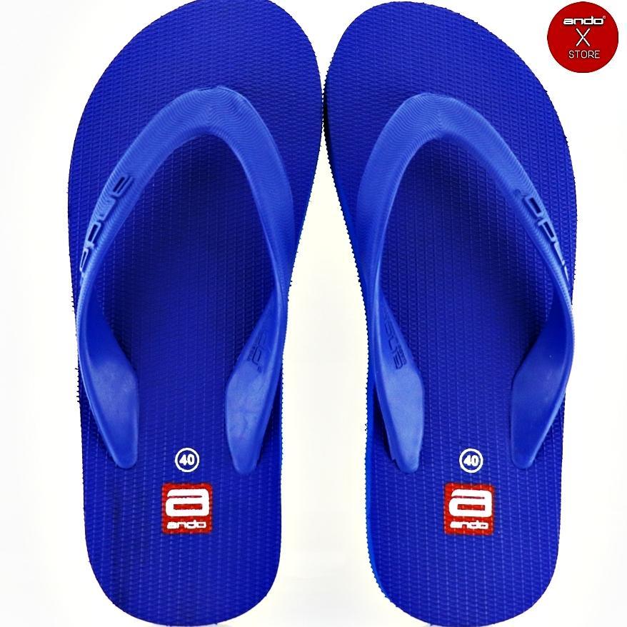Ando Hawaii R Blue - Sandal Jepit Pria Ando Surabaya