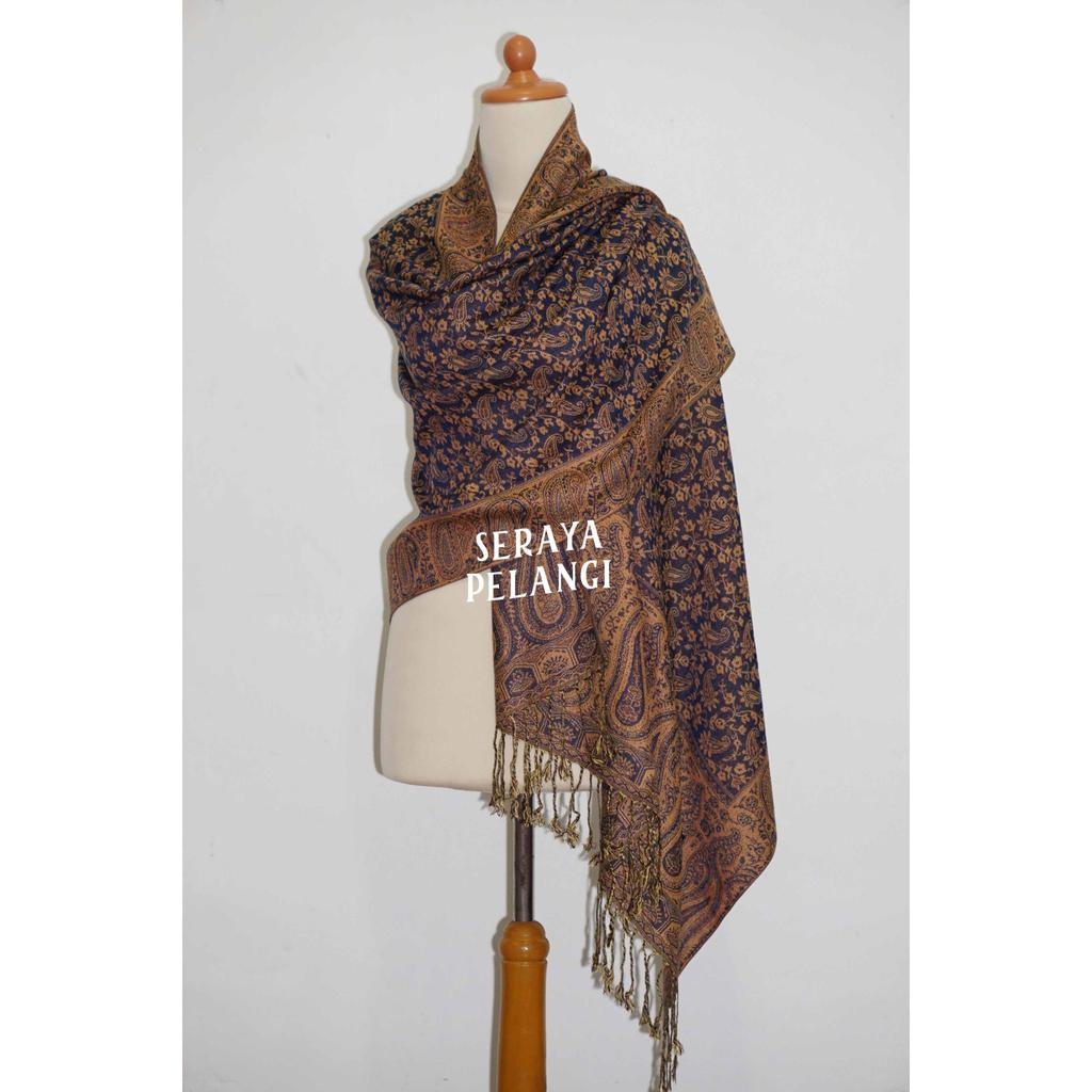 Pashmina Cashmere Keong 08 Selendang Scarf Syal Shawl Pasmina Souvenir Hadiah Ulang Tahun Birthday G
