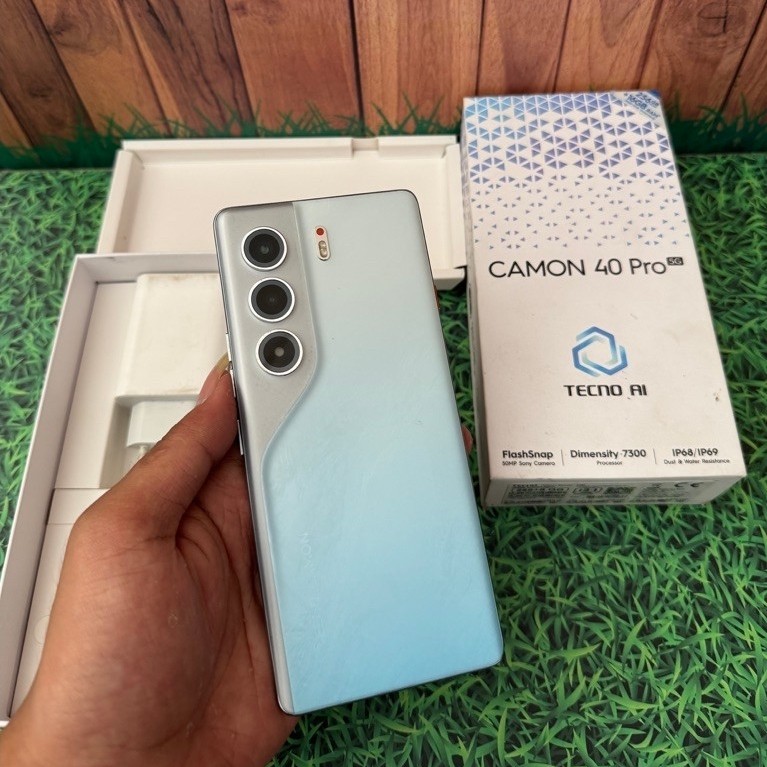 Tecno Camon 40 Pro 5G 12/256 Second Resmi Indonesia