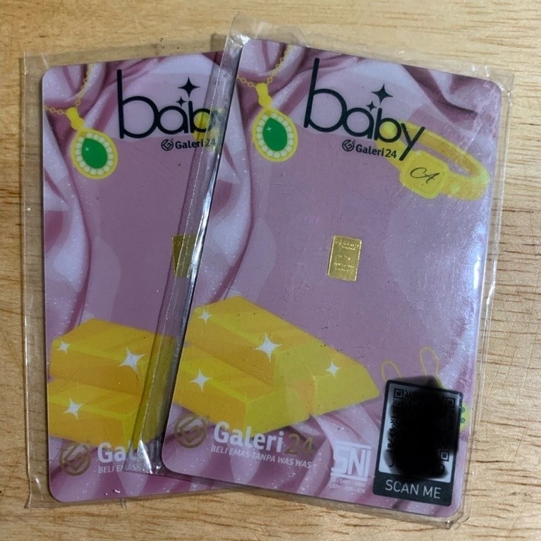 emas 0.2 gram gift edition UBS baby gold Galeri24