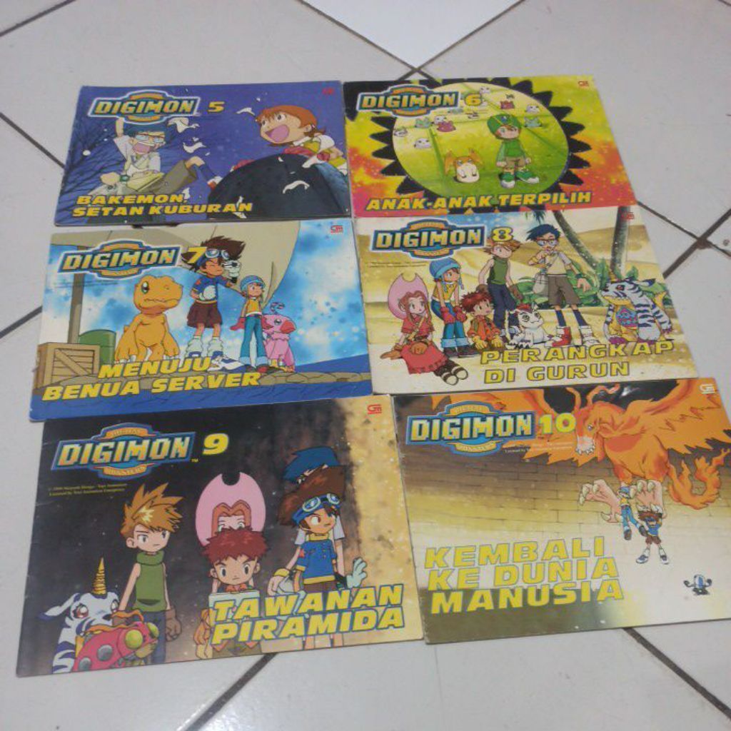 variasi komik digimon monster