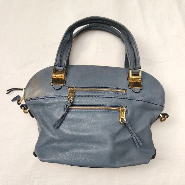TAS KULIT WANITA CHLOE ANGIE SATCHEL BEKAS SECOND PRELOVED