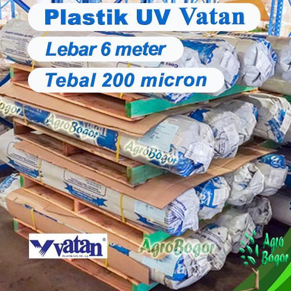 Plastik UV Vatan Lebar 6 meter, Plastik UV Vatan eceran