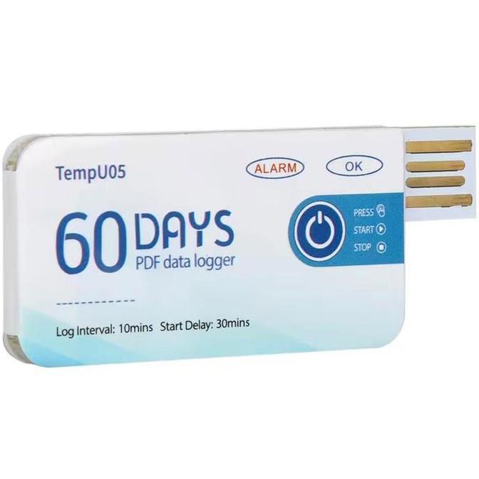 Temperature Recorder TempU05 Single Use Temperature Data Logger Disposable USB Temperature Recorder 