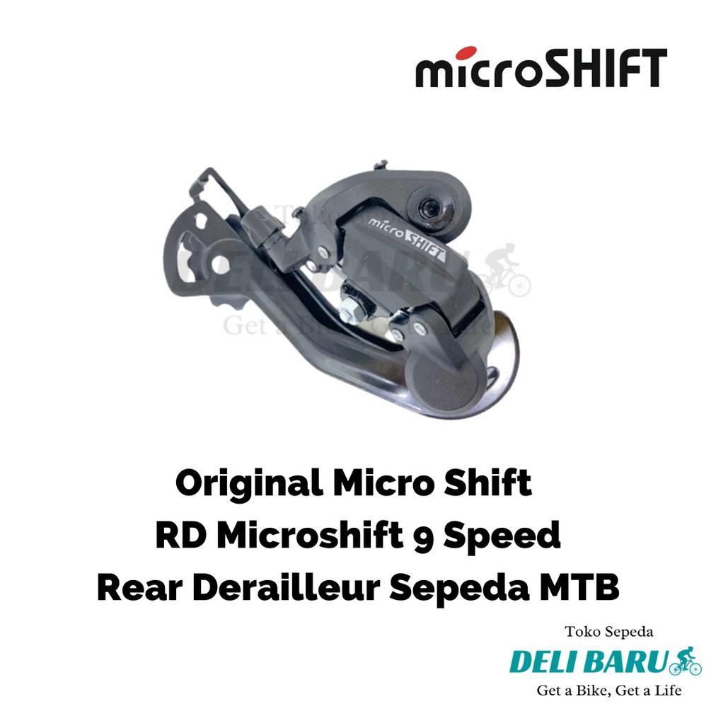 Microshift RD 9 speed Rear Derailleur sepeda MTB