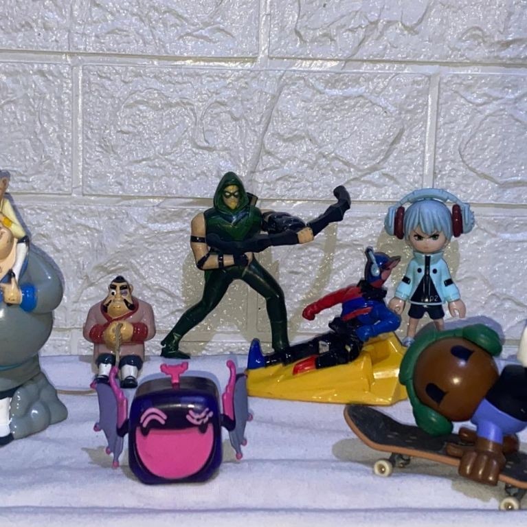 Mainan Anak-anak Laki-laki dan Perempuan (Action Figure, Mcd, Disney Mulan, Yao, Ling, Chien Po, Ban