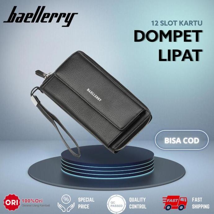 Dompet Pria Wanita Panjang Kulit BAELLERRY S5515