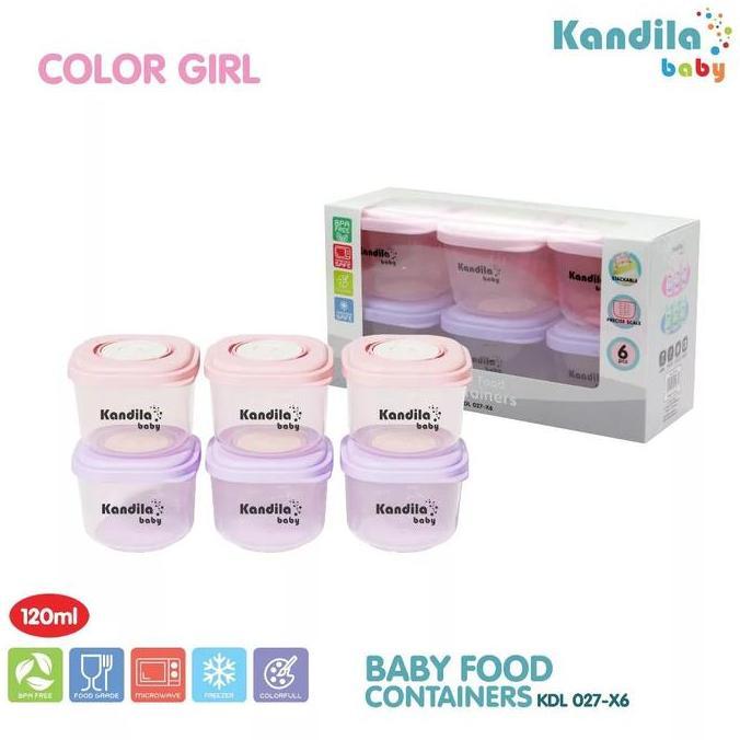 Kandila KDL027-X6 Baby Food Container - Wadah MPASI