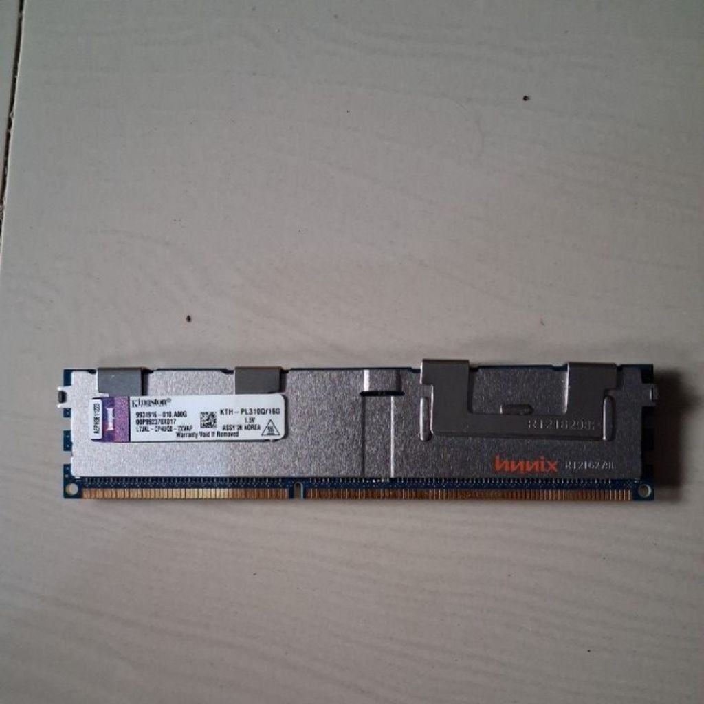 Memori RAM Kingston KTH-PL310Q/16G 16GB DDR3 1600MHz PC3-12800U