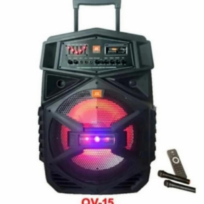 Rg - Jdl Portable Speaker Wireless Jdl Qv-15 Qv15 Amplimeeting + Mic Remote - Rikom Grup Community