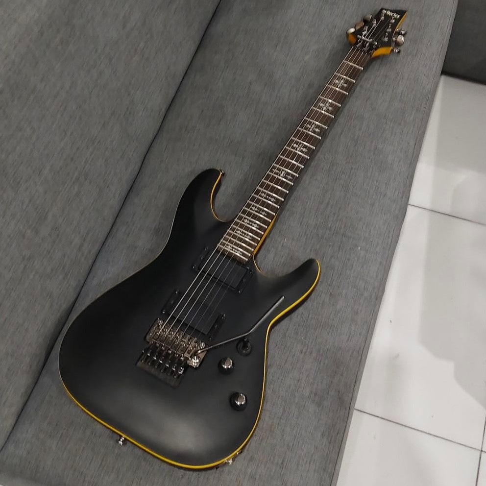 Schecter Demon-6 FR ABSN Antique Black Satin