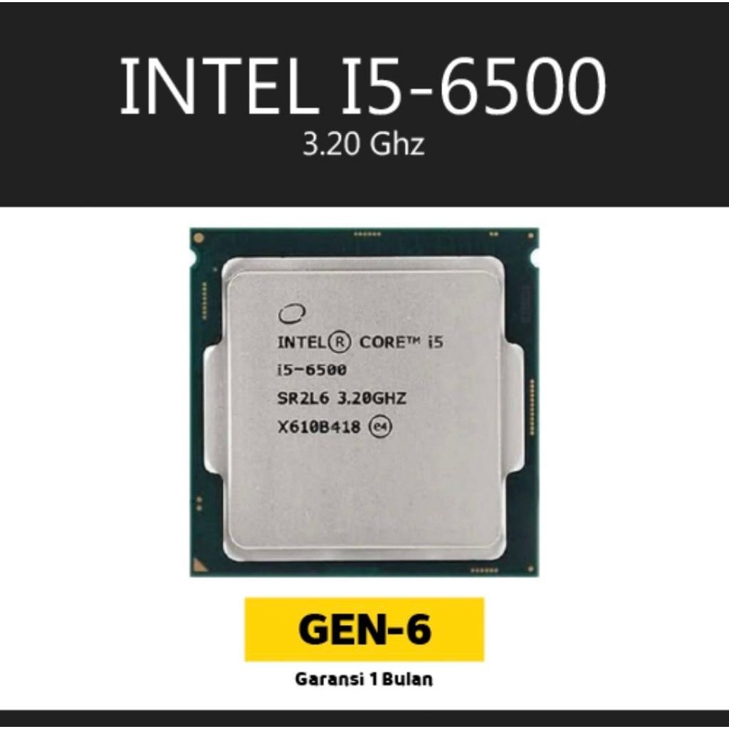 Prosesor Intel Core i5 6500 3.20GHz LGA 1151 Gen 6 Normal Tested