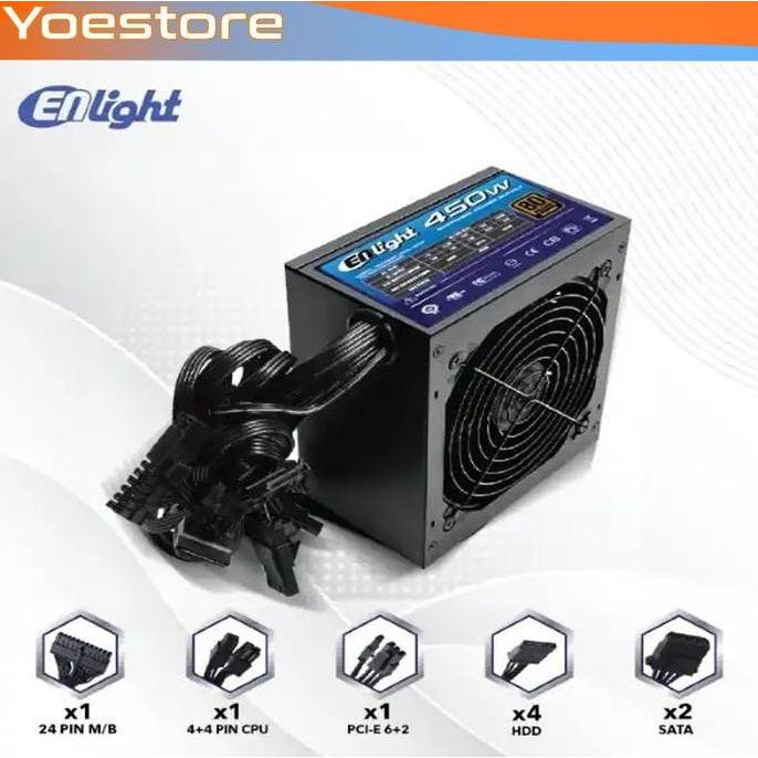 Kelld- Enlht Psu 450 Tt Sniper Power Garansi 5 Tahun