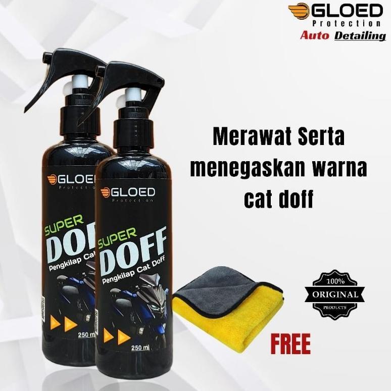 HNS Gloed Super Doff/ Pengkilap body motor Doff Nano coating wax poles