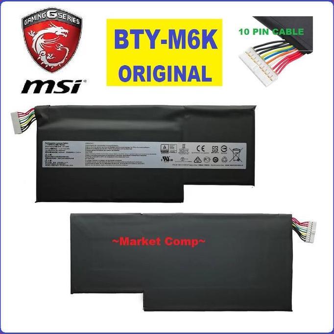 Baterai MSI Creator 15M 10TH GEN CREATOR 17M MSI GF63 Thin GF65 Thin