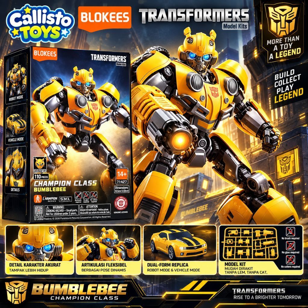 Blokees Transformers Bumblebee Champion Class