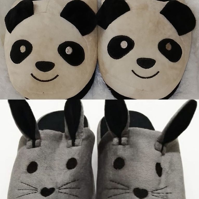 [PL] Sandal Slip On | Sandal Rumah | Sandal Boneka | Panda | Kelinci | Empuk dan Nyaman Dipakai