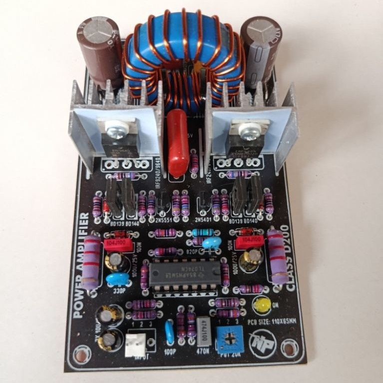 Kit Driver Class-D D200 input balanced