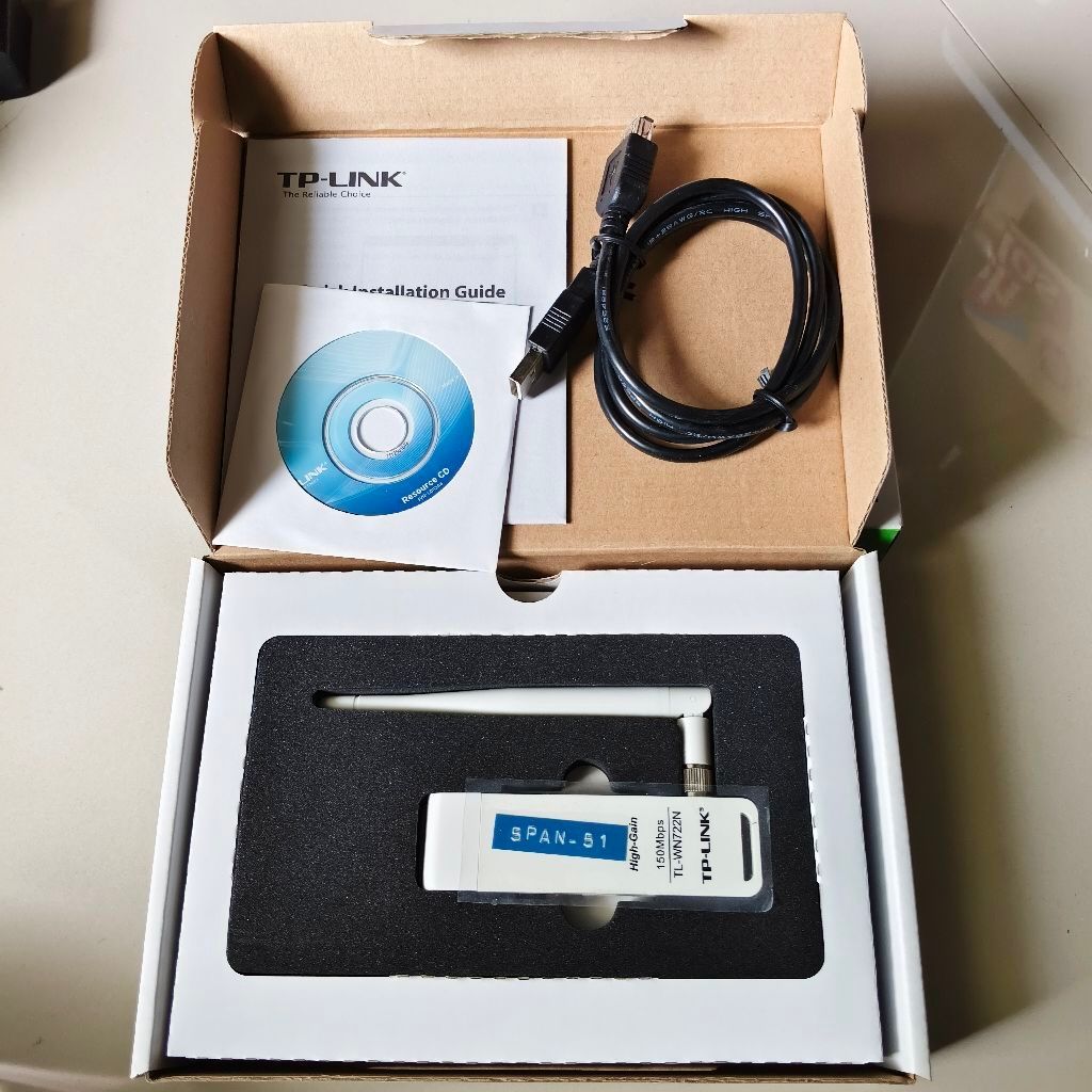 TP-LINK TL WN722N V1 NEW FULLSET