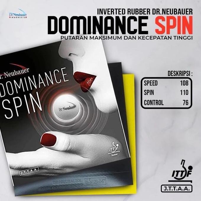 TERBARU - Karet Bet Pingpong Tenis Meja DR. NEUBAUER DOMINANCE SPIN Original