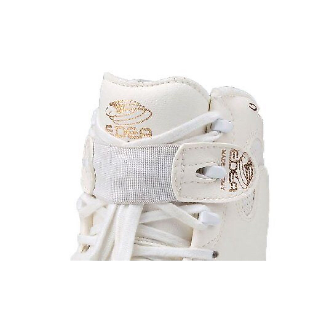 Edea Lace Straps Black White Ice Skating Figure Skating