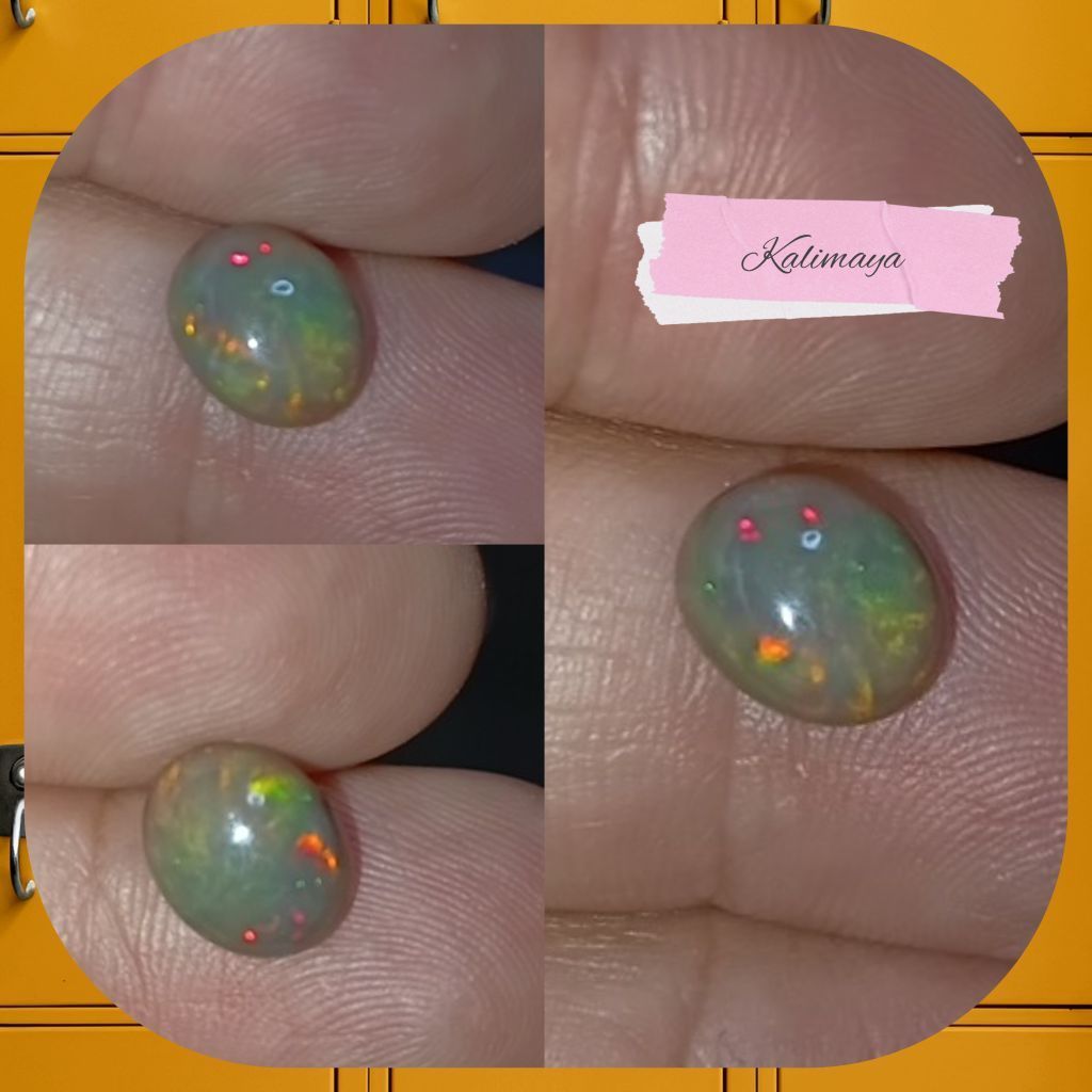 Batu Cincin Permata Kalimaya Opal Asli Natural