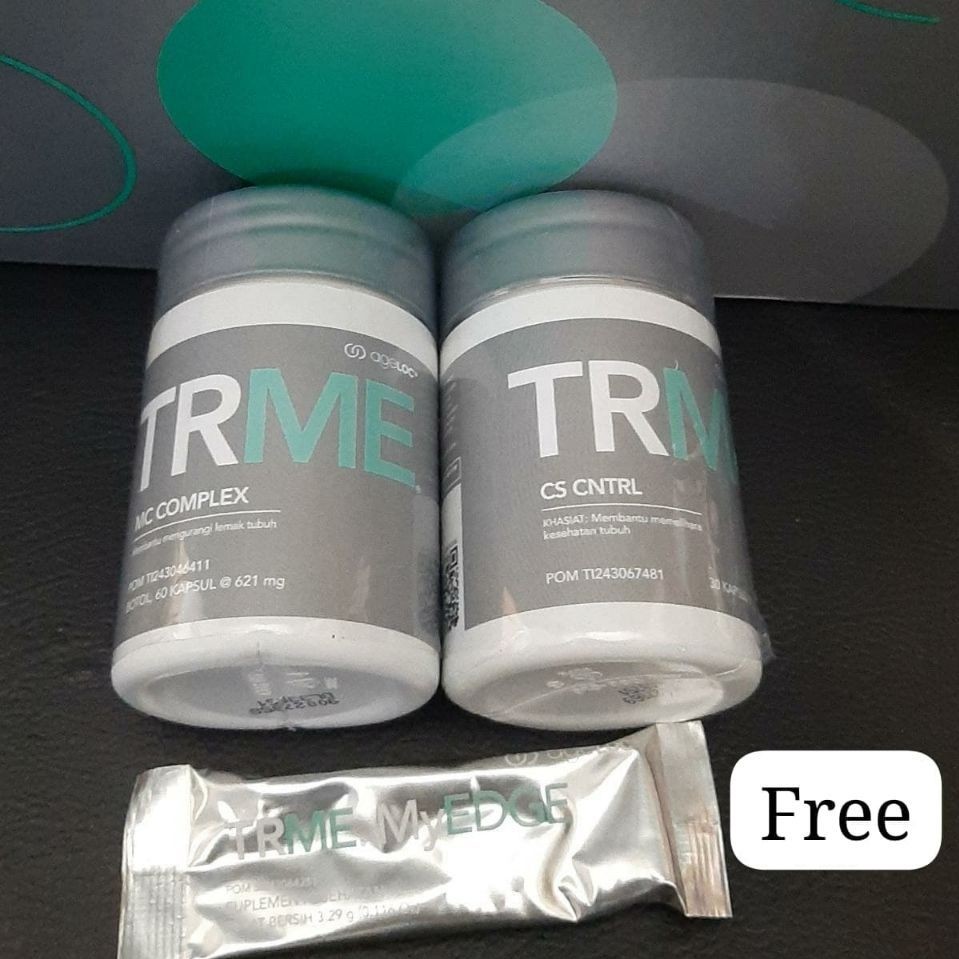 FREE 1 SACHET MY EDGE CONTROL COMPLEX NEW SEPASANG VERSI 2 TR90 Control Complex Pharmanex tr90 contr