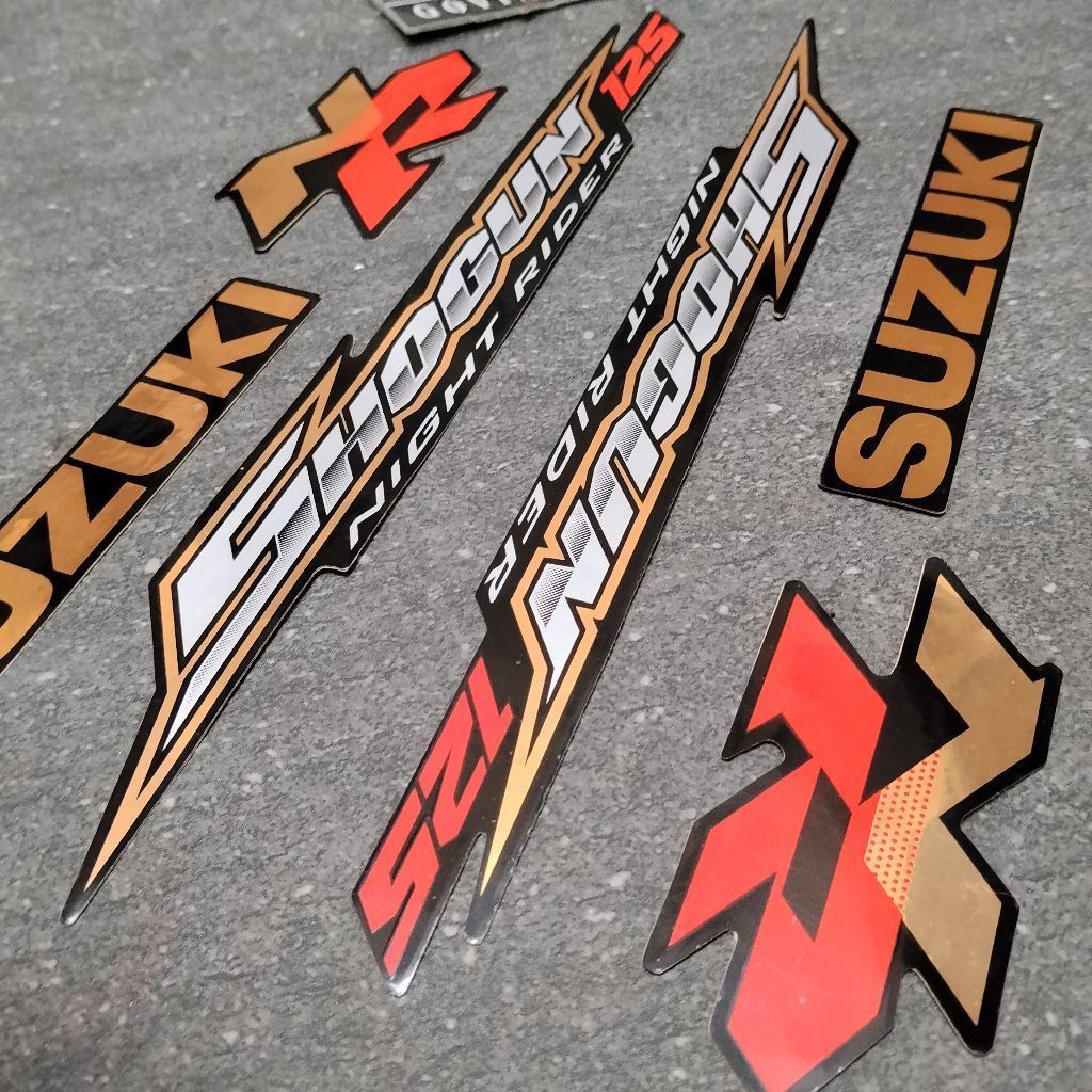 striping stiker sticker lis suzuki shogun125 shogun 125 2007 2008 original