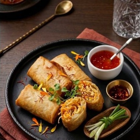 lumpia ayam suwir