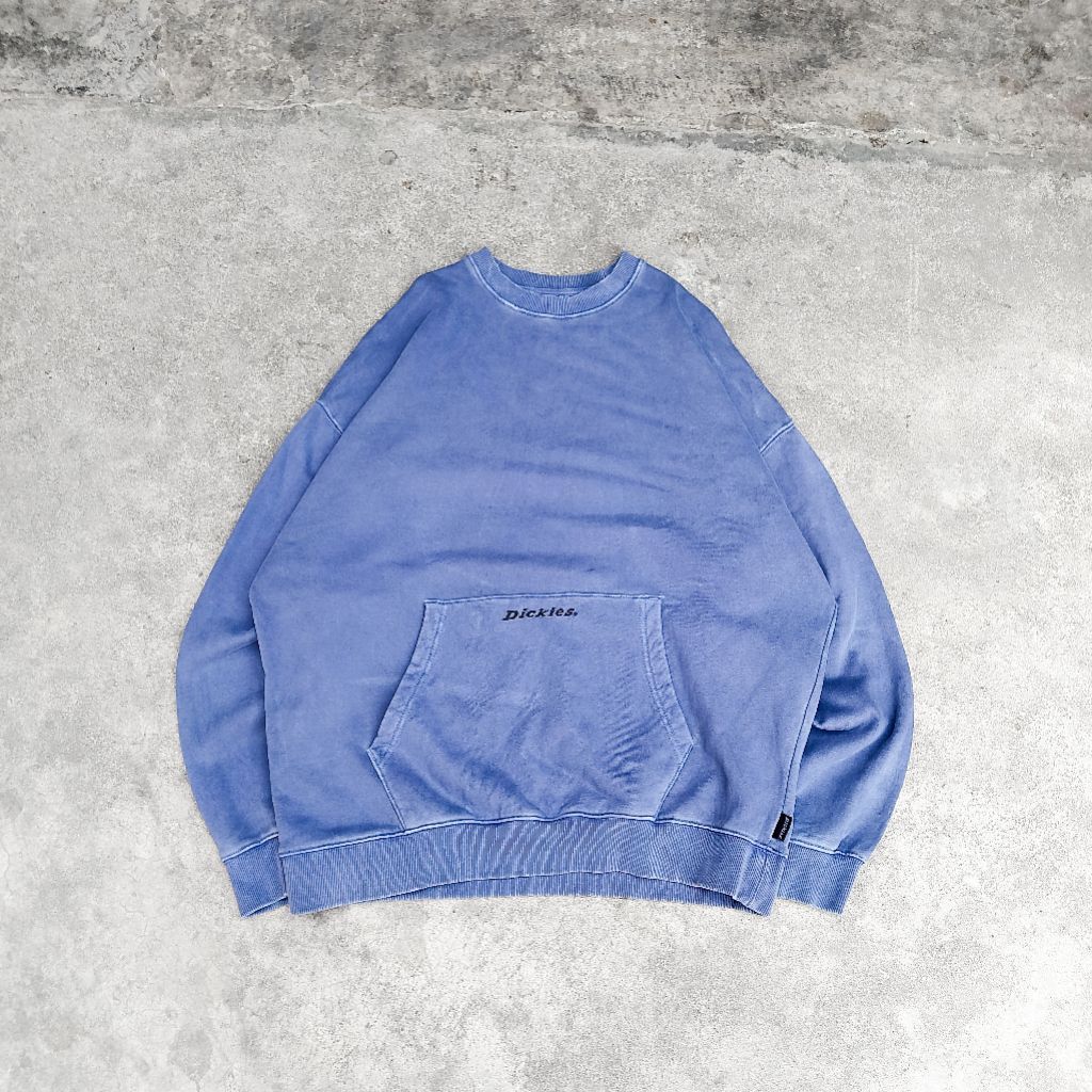 DICKIES - Sweater Crewneck Pigment Washed Blue