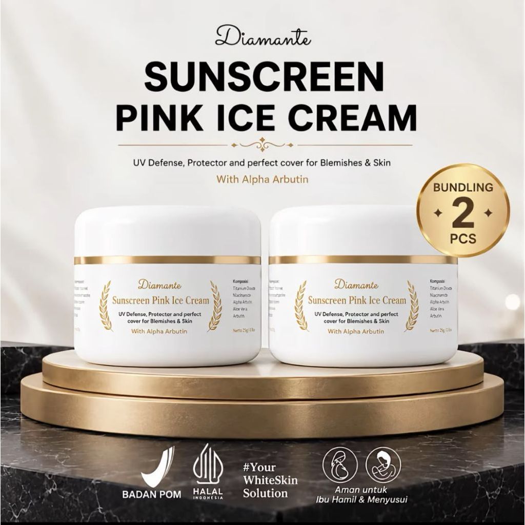 Bundling 2, Sunscreen Whitening Diamante