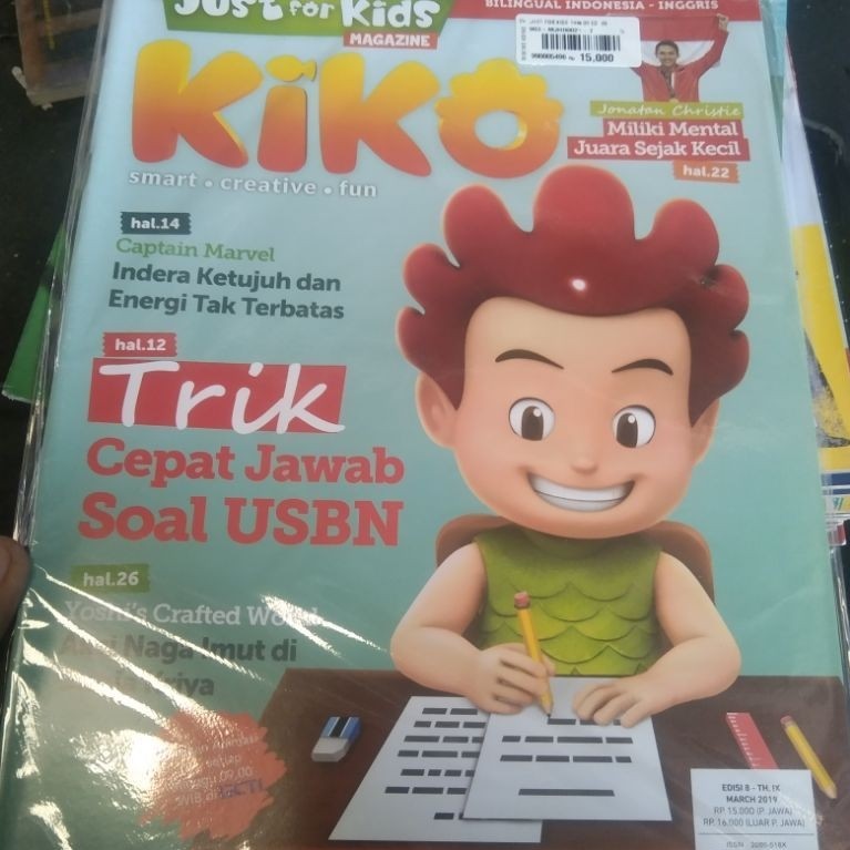Original Majalah Anak KIKO Edisi Terbaru Random