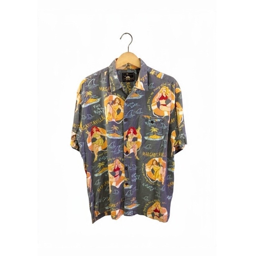 KEMEJA HAWAII VINTAGE KODE H028