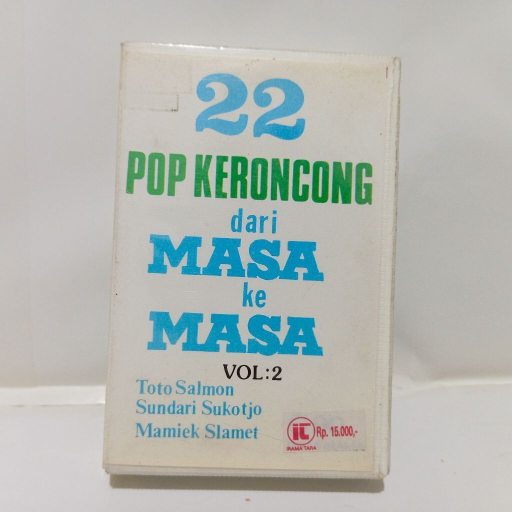 Kaset 22 Pop Keroncong Dari Masa Ke Masa Vol. 2 / Toto Salmon