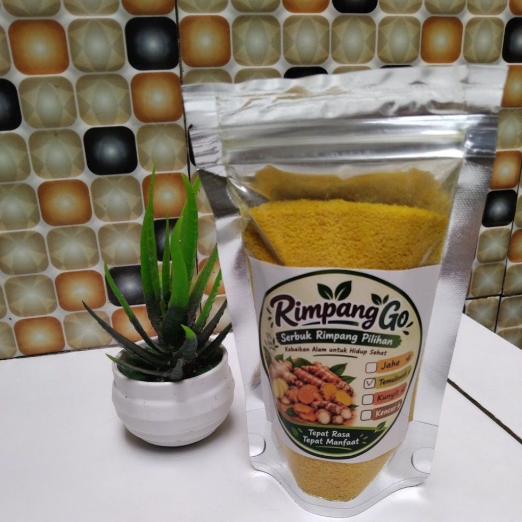 Rimpang Go Serbuk Rimpang 150gr  Pilihan Temulawak Bubuk Rimpang