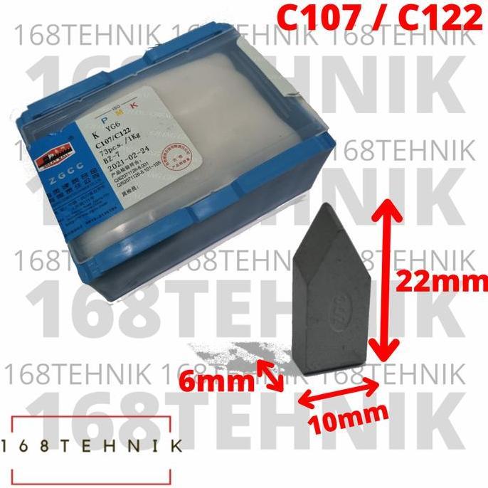 Mata Pahat Widia Yg6 C122 Carbide Box / Pisau Widia C122 / Yg-6 C122